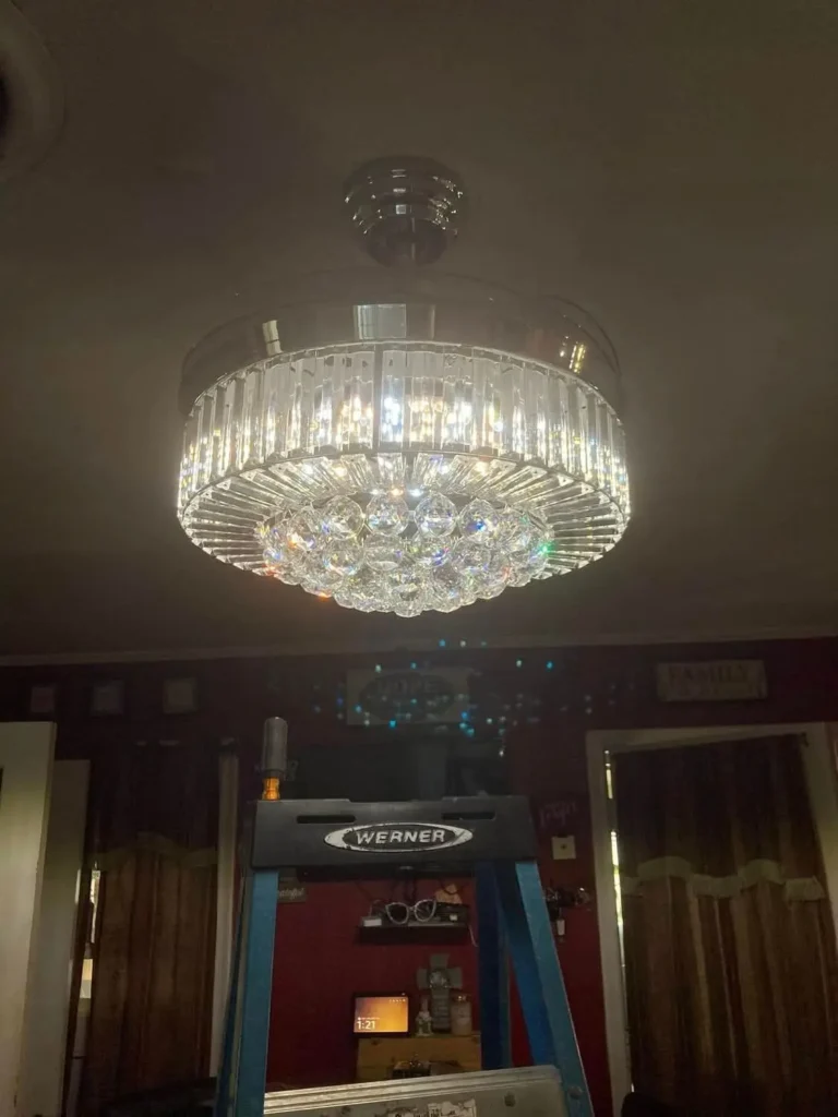 crystal-ceiling-fan-light-installation-monroe-ga